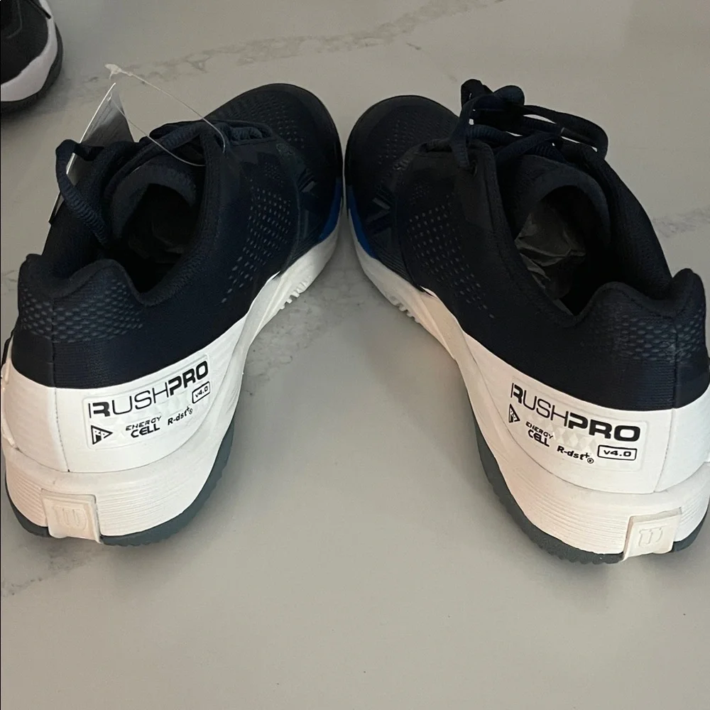 Wilson Navy and White Tennis Shoes - Picture 2 of 4
